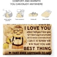 thumbnail image 4 of Anniversary Birthday Gift for Her Wife Gifts from Husband Romantic I Love You Weeding Gift for Women to My Wife Super Soft Flannel Throw Blankets for Christmas Valentines Mothers Day, 4 of 6