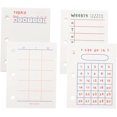 thumbnail image 1 of GFDYREE 4pcs Journal Stationery Paper Pads Line Filler Punched Three- Sized Planners Cores Binder Three-Holes Pocket School Replacement Notepad Pages with Schedule Holes Planner Supplies, 1 of 7