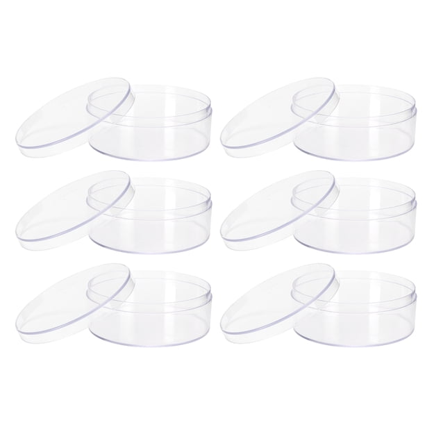 Caja Redonda Para Dulces De Boda, Embalaje De Almacenamiento De Joyería Pequeña, Caja Transparente Para Boda, 6 Juegos