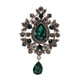 thumbnail image 5 of Broche Pin Decoración Diseño Vintage Elegante Insignia Broches para Mujer Pines Pin de Camisa Verde, 5 of 9