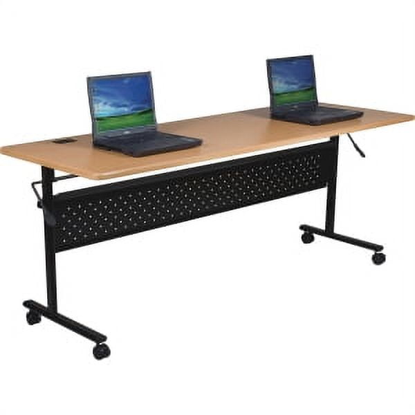 Lorell Flip Top Training Table - For - Table TopRectangle Top - Four Leg Base - 4 Legs x 48 Lorell Flip Top Training Table - For - Table TopRectangle Top - Four Leg Base - 4 Legs x 48