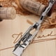 thumbnail image 3 of Juego de abridor de vino con bomba de presión de aire, juego de regalo con abridor de botellas de vino con cortador de papel de aluminio, vertedor de vino y tapón de vino para beber, fiesta Ormromra 2034184-2, 3 of 9