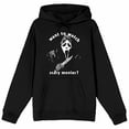 thumbnail image 5 of Ghostface Want To Watch Scary Movies? Men's Black Graphic Hoodie-XL, 5 of 7