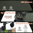 thumbnail image 5 of 2-in-1 Folding Garden & Beach Wagon Cart, Heavy Duty Utility Trolley, Converts to Lounge Chair, All-Terrain Wheels, 5 of 7