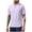 Purple, variant on Men's Casual Solid Henley Shirts Cool Touch Sun Protection Short Sleeve Shirt Button Up Stand Collar Fashion Shirt for Men