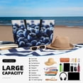 thumbnail image 5 of Gaeub Blueberry Beach Travel Bag, Multi-Pocket Beach Bag, Summer Vacation Bag, Beach Essentials Tote, 5 of 7