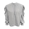 thumbnail image 4 of LIJCC Women'S Turtleneck Puff Long Sleeve Casual Shirt Women Puff Sleeves Shirt Turtleneck Shirt Long Sleeve Blouses Fall Shirt Tops, 4 of 4