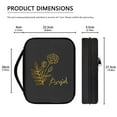 thumbnail image 4 of Renewold Dustproof Bible Tote Bag for Men Women Angel Flower Print Bible Study Tools Organizer Lightweight Reusable Bible Holder for Bible Accessories, 4 of 7