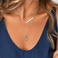 thumbnail image 3 of Turandoss 14K White Gold Plated Cz Initial Love Heart Pendant Necklaces for Women Girls Letter A-Z Pendant Chain Graduation Wedding Birthday Jewelry Gifts for Daughter Granddaughter Niece, 3 of 7