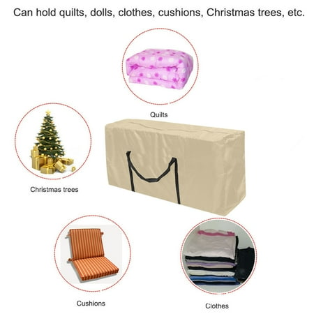 

Christmas Tree Ornament Storage Bag Organizer with Handle for Christmas Stuff Storage Bag Arranger 1Set