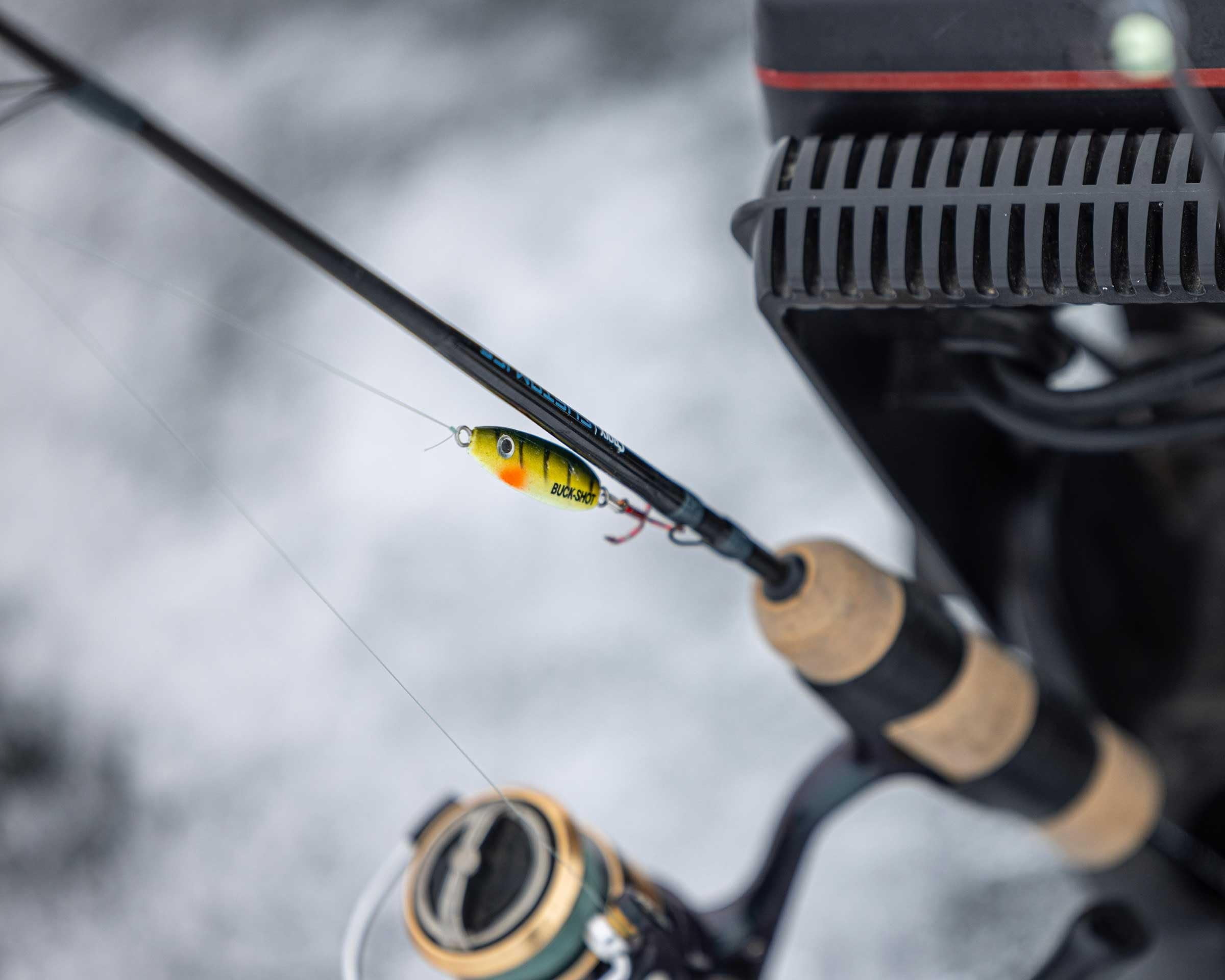 Northland Tackle Buck Shot Rattle Spoon 3/8 oz Silver Shiner