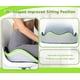thumbnail image 4 of Cojín para Coxis y Ciática Lumbar, Cojines para Silla, Cojin Silla Oficina, para Coxis, Cojín Transpirable de Espuma con Memoria, Asiento Hemorroides para Casa, Oficina, Automóvil (Gris), 4 of 7