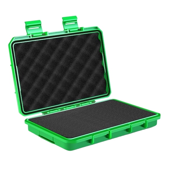 Pitycbo Hard Carrying Case Multipurpose Weatherproof Storage Box Storage Organizer Carry Green M