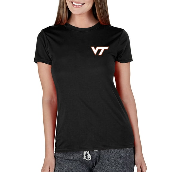 Women's Concepts Sport  Black Virginia Tech Hokies Marathon Knit Top