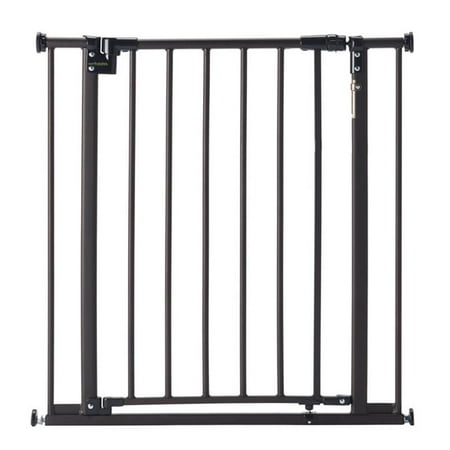 Toddleroo by North States 38.25? Wide Light The Way BabyGate: Heavy Duty Metal gate with Light Sensing LED for Added Safety. Pressure or Hardware Mount. Fits 28.75"-38.25" Wide (29.3? Tall,