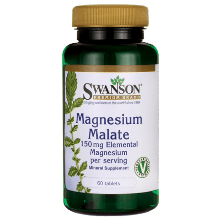 Swanson Magnesium Malate 150 mg 60 Tabs