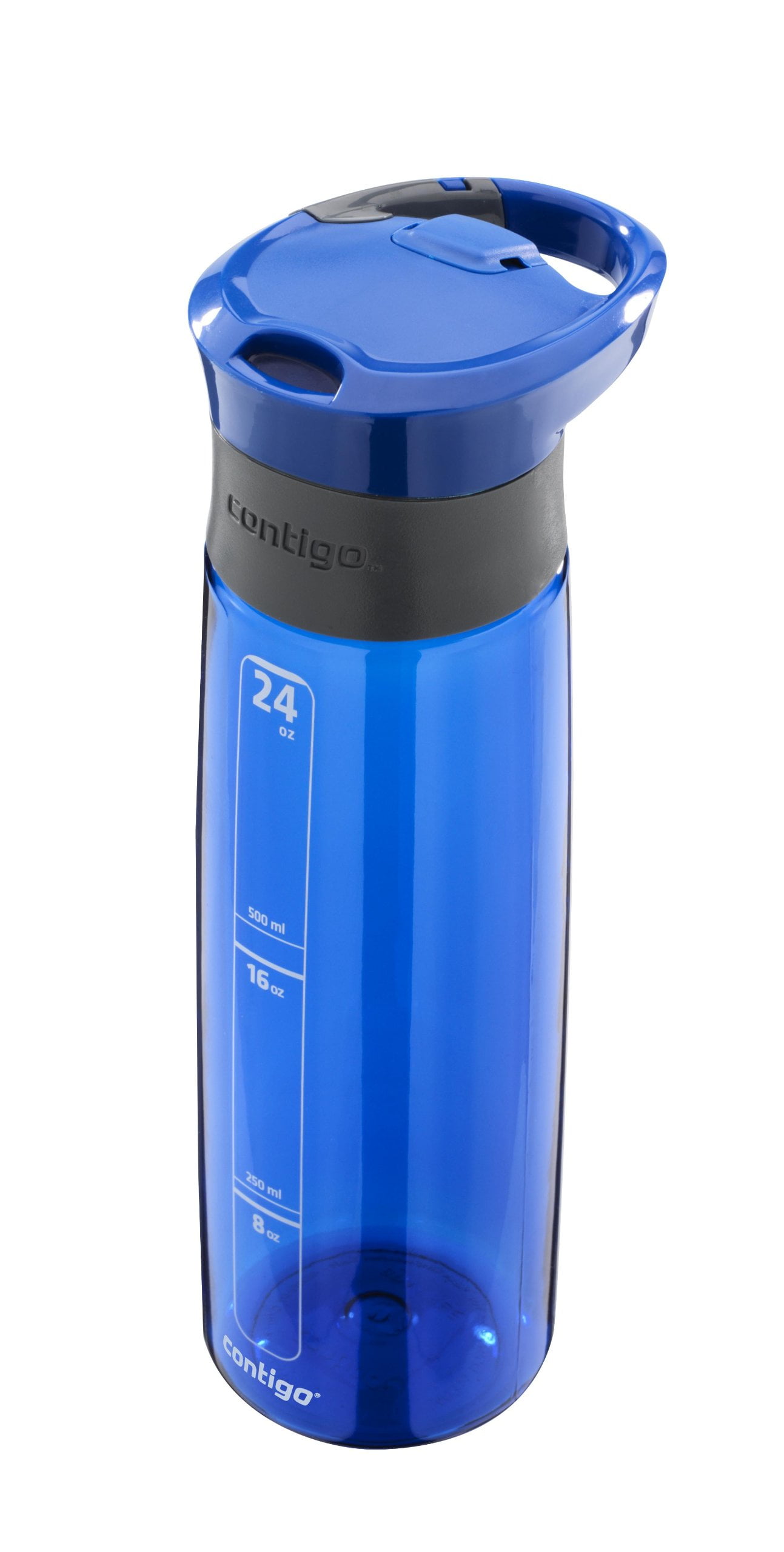 Contigo Wbb100a06 Autoseal Plastic Water Bottle, 24 Oz, Blue