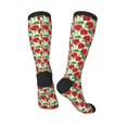 thumbnail image 4 of Fotbe Rose Flowers print Women's Men's Novelty Crew Socks Cotton Socks Knee High Socks for Walking,Running,Nurses,Pregnancy, 4 of 9
