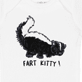 thumbnail image 4 of Inktastic Animals Cute Skunk Fart Kitty Boys or Girls Baby Bodysuit, 4 of 5