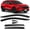 For Escape 20-26, variant on RONGTUO Tape-On Extra Durable Rain Guards Window Deflectors Vent Visors for Ford Ranger SuperCrew 2024-2026, 4Pcs - 100786