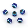 thumbnail image 2 of 100 Uds cuentas de ojo malvado azul cuentas de globo ocular cuentas de resina hechas a mano dijes para pulseras DIY collar fabricación de joyas Sincero  Hogar, 2 of 5