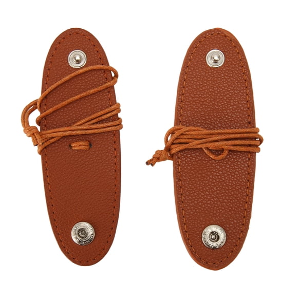 2 pinzas portátiles para gafas, de piel sintética, para guardar gafas de sol y viajes al aire libre.