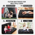 thumbnail image 6 of Japanese Floor Futon Mattress Full Size, Foldable & Portable Roll Up Tatami Mattress Sleeping Pad for House Camping Dorm, Black, 6 of 7
