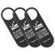 thumbnail image 2 of 3Pcs Leather Door Hanger Sign Hotel Door Hanger Signs Do Not Disturb Make Up Room Signs, 2 of 3