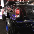 thumbnail image 2 of Spec-D Tuning Black LED Tail Lights Compatible with 2008-2016 Ford SuperDuty F250 F350 F450 F550, Left + Right Pair Assembly, 2 of 7