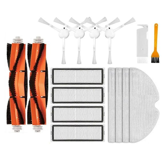 For Xiaomi Robot Vacuum Mop 2C / XMSTJQR2C Robot Vacuums Roller Side Brush Hepa Filter Mop Rag Spare