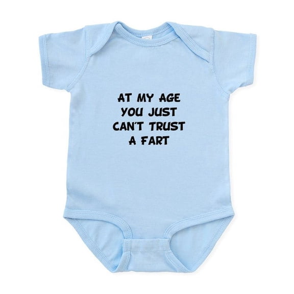 CafePress - Trust Fart Infant Bodysuit - Baby Light Bodysuit, Size Newborn - 24 Months