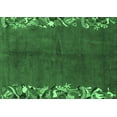 thumbnail image 1 of Ahgly Company Indoor Rectangle Abstract Emerald Green Modern Area Rugs, 2' x 3', 1 of 4