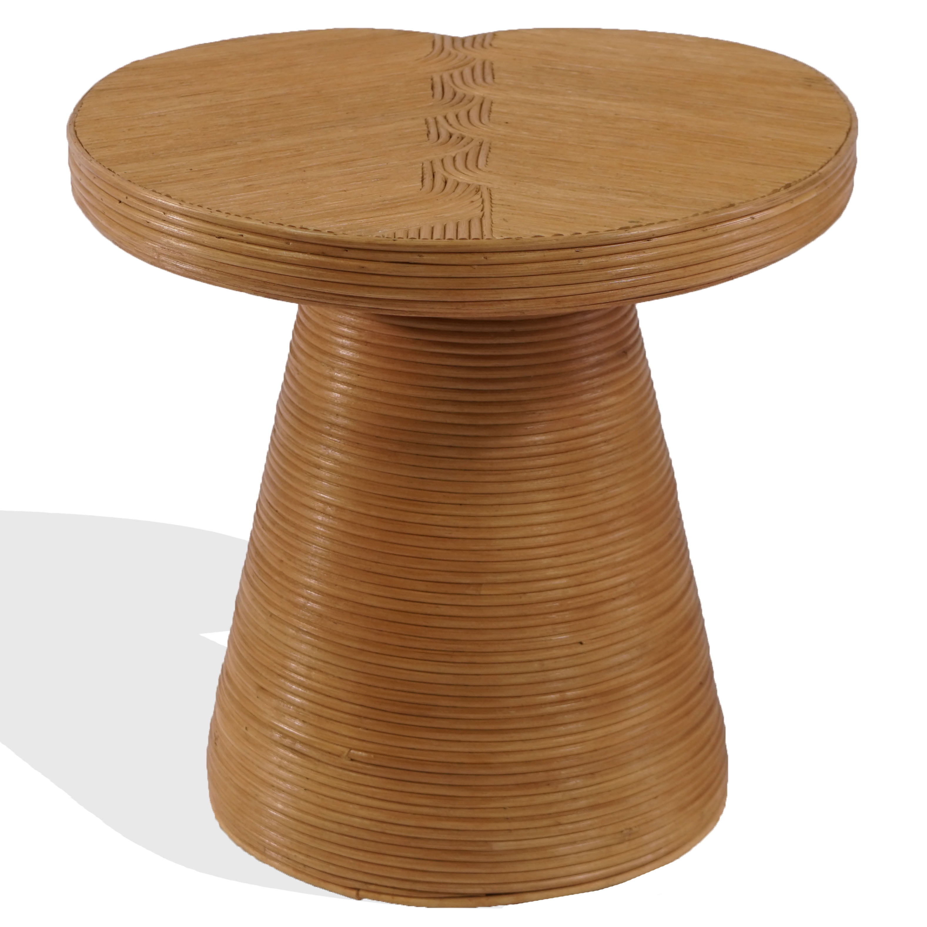 Safavieh Couture Vyvianna Rattan Modern End Table, Natural
