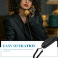 thumbnail image 2 of LEEYNEER Vintage Telephone Model Black PP Plastic Wall Mounted Phone  Hotel Use 1Pcs, 2 of 7
