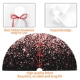 thumbnail image 4 of Rateoe Rose Gold Glitter1 Print Christmas Tree Skirt 36" for Xmas Holiday New Year Party Circle Tree Mat Ornaments Decoration, 4 of 7