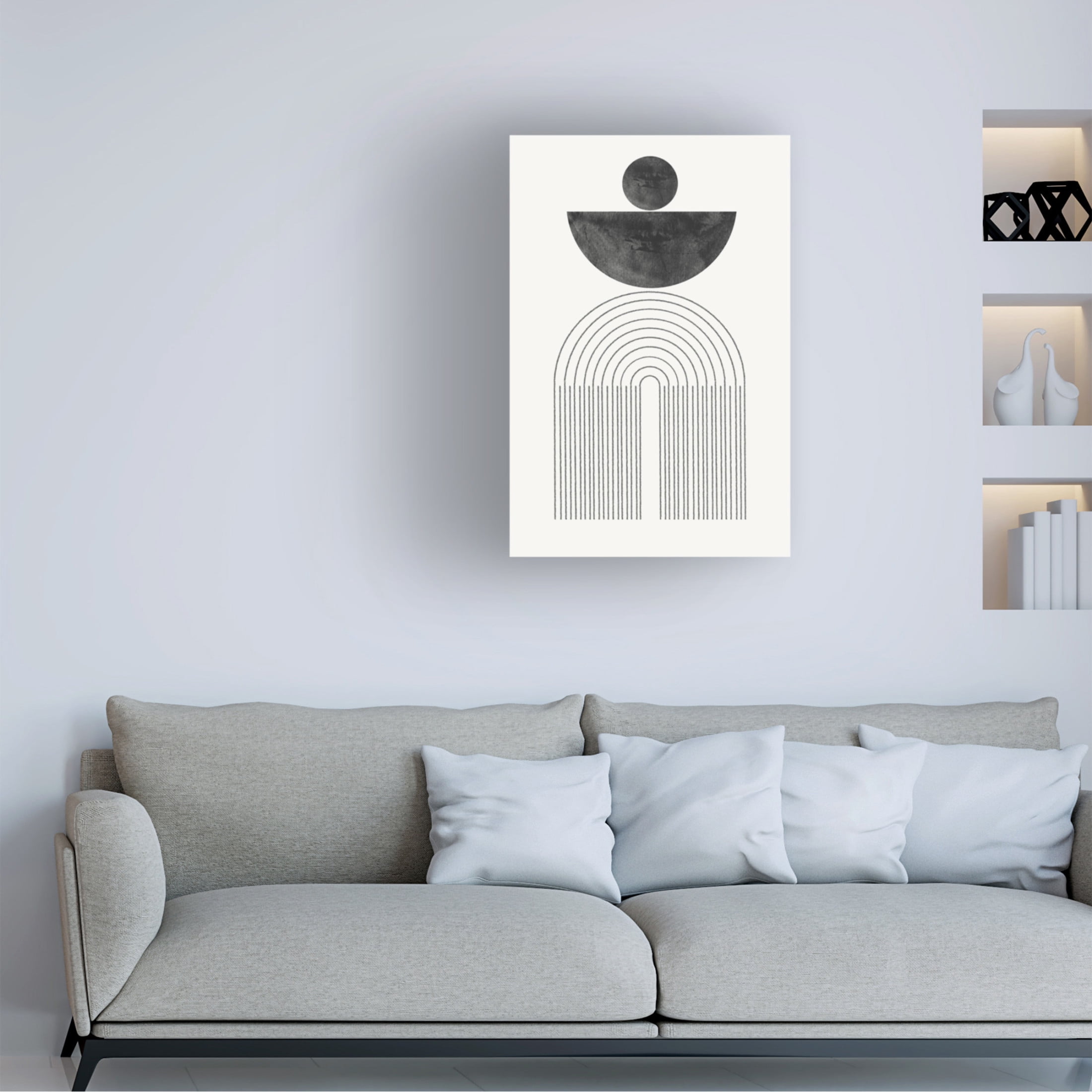 Trademark Fine Art THE MIUUS STUDIO Arch Composition No6 Canvas Wall Art