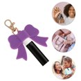 thumbnail image 4 of Unique Bargains 1 Pc Portable Bow Lipstick Holder Case S Purple, 4 of 5
