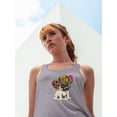 thumbnail image 2 of Little Hippie Pug Tank Women -Image by Shutterstock, Female Large, 2 of 4