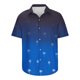 thumbnail image 4 of Blusa y camisa de manga corta con cuello vuelto Camisa casual para hombre Camisa de bolos vintage de manga corta Camisas de verano de playa cubana Camisa con botones Blusa para hombre Poliéster, 4 of 5