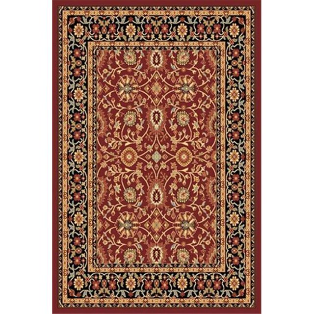 Dynamic Rugs YA692803390 Yazd 5.3 x 7.7 2803-390 Rug - Red-Black