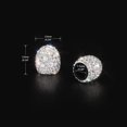 thumbnail image 3 of Valve Caps, 4 Pack Handmade Crystal Rhinestone Tire Caps, Attractive Dustproof Accessories for Car (White), 3 of 7