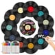 thumbnail image 1 of Discos de vinilo decorativos Leptetek de 12 pulgadas, 12 unidades con rotuladores, 1 of 7