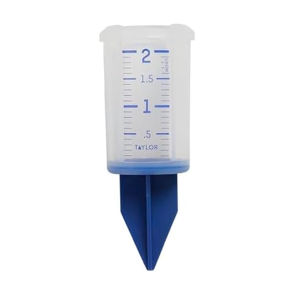 Medidor de rociadores Taylor, silicona, resistente a la congelación, 5 cm, azul