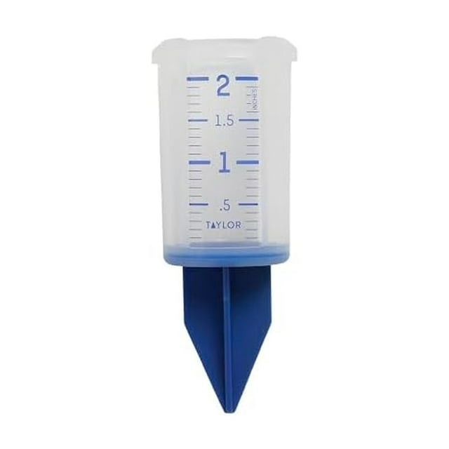 Medidor de rociadores Taylor, silicona, resistente a la congelación, 5 cm, azul