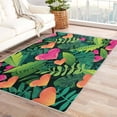 thumbnail image 2 of Tropical Leaf Rug 5x6 Area Rugs for Bedroom Living Room, Jungle Botanical Area Rug, Love Heart Carpet Machine Washable Non-Slip Large Rug, Soft Low Pile Area Rug, Indoor Decorative Rug G&n48, 2 of 7
