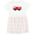 thumbnail image 3 of Inktastic Fire Truck Childs Fireman Girls Toddler Dress, 3 of 5