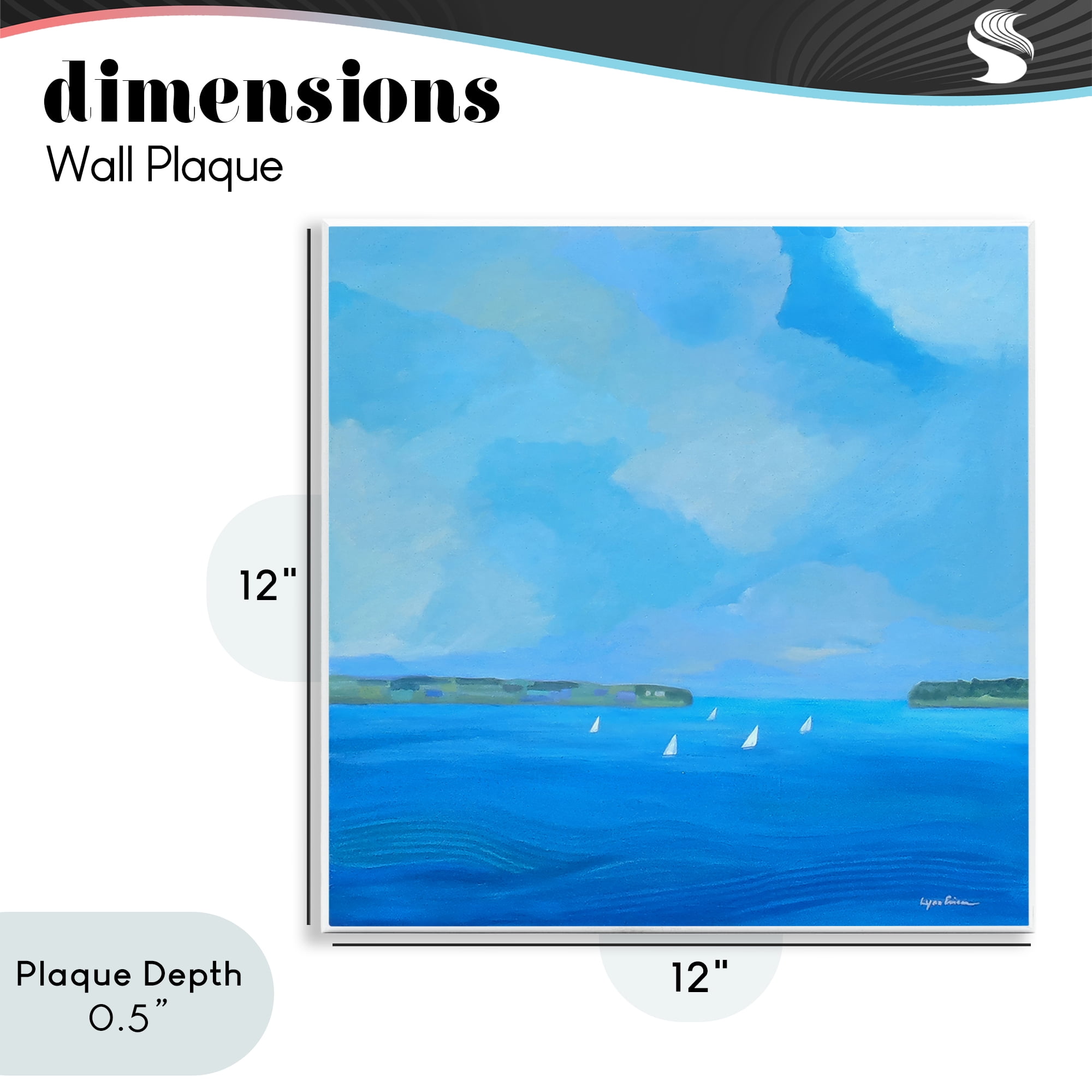 Stupell Industries A Perfect Day Seascape Wall Plaque Art, design by Lynn Ericson Fine Art