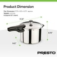 thumbnail image 6 of Presto® 6 Quart Stainless Steel Pressure Cooker, 6 of 10