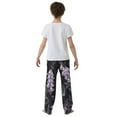 thumbnail image 5 of FORMRS Kids Pajama Pants with Pockets Size 6-8Y Boys Lounge Sleep Bottoms, Light Purple Flowers, 5 of 8