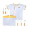 thumbnail image 4 of Conjunto de disfraz de chef para niños con sombrero para juego de rol, regalo de cumpleaños para niños y niñas de 3 años en, 4 of 10